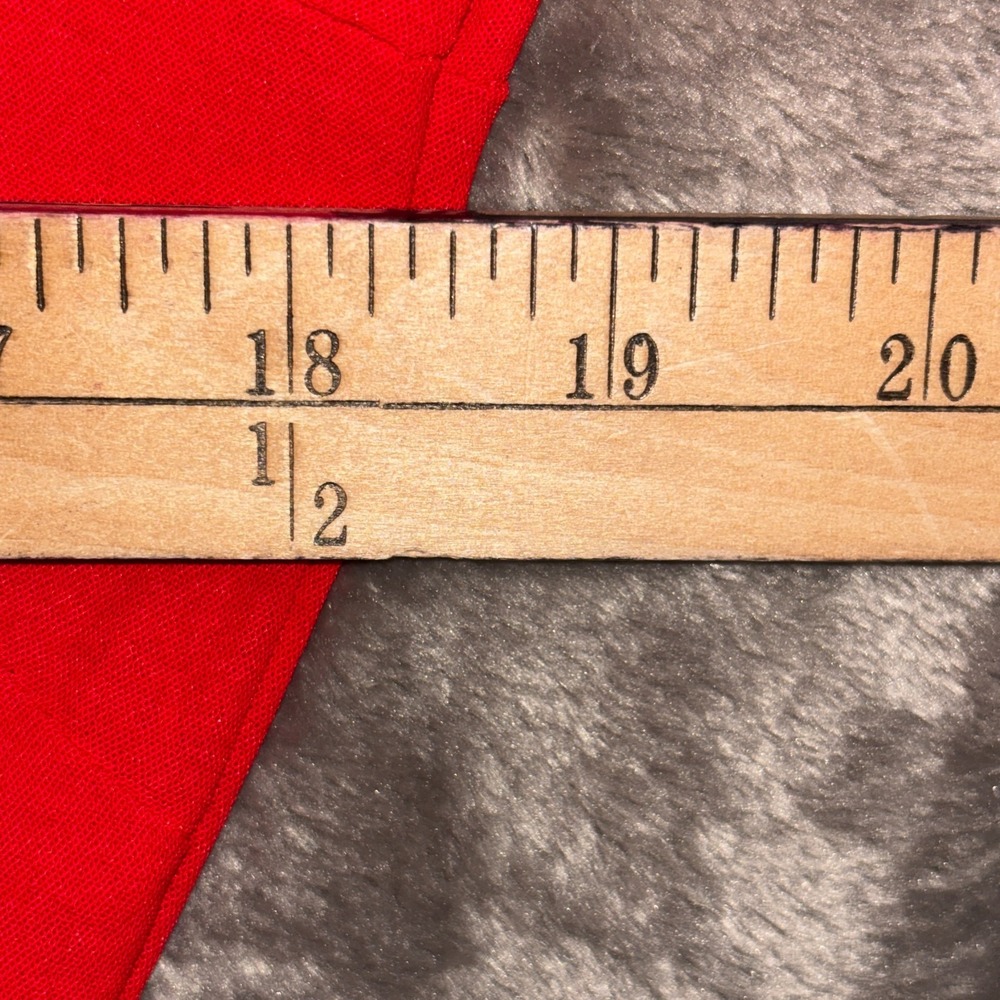 Tulip B Fit Flare Dress Womens Medium Red Bow Neck Short Sleeve NWT - Picture 9 of 12
